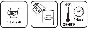 Genuin Large Instant Portion 300 instructions